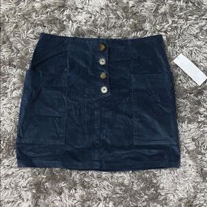 Urban outfitters small velvety mini skirt NWT